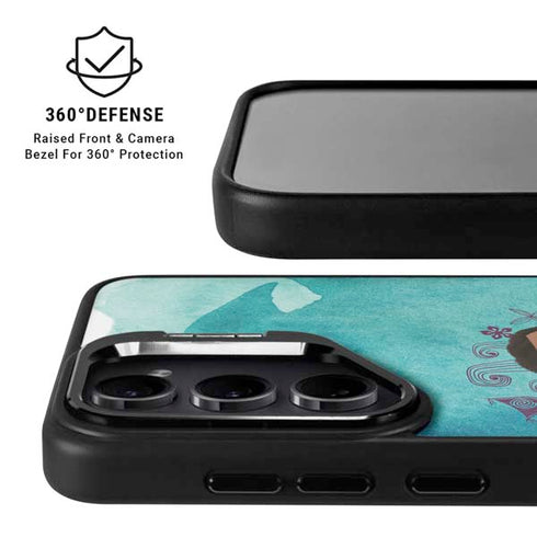 Disney Princess Moana with Pua and Heihei Galaxy S24 FE Kickstand Case